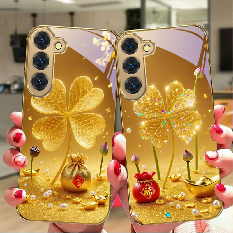 Phone Cases Galaxy S25 - A huge golden clover For Samsung
