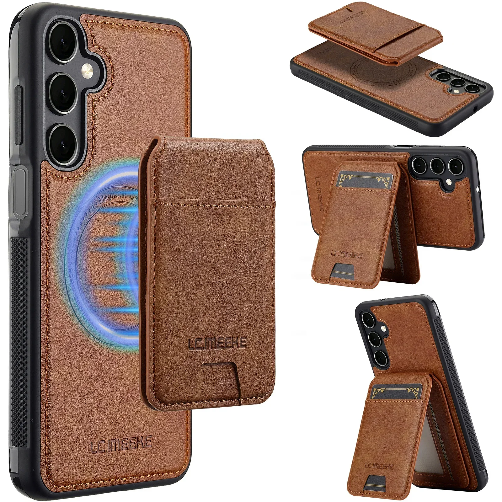 Phone Cases Australia - Detachable Leather Case For Samsung Galaxy