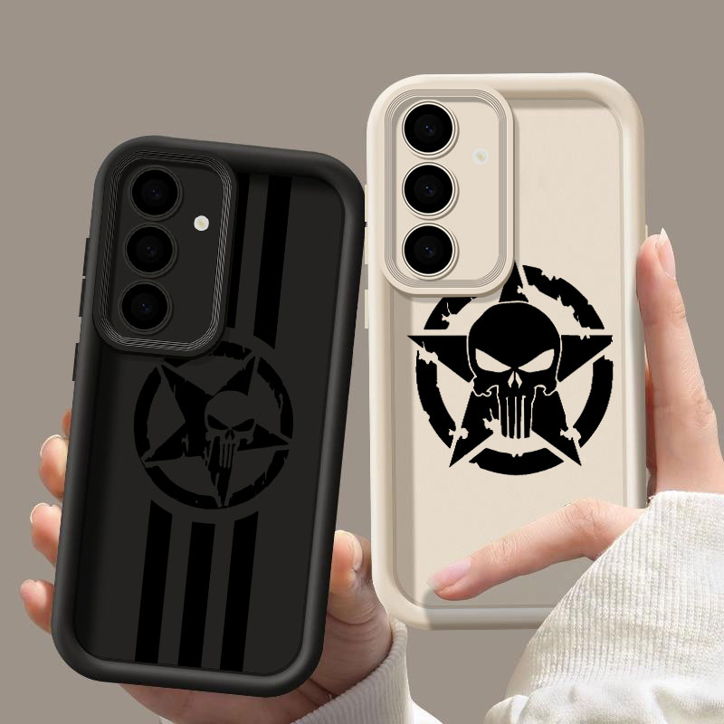 Phone Cases Galaxy S25 - The Punisher Marvel Art Fundas For