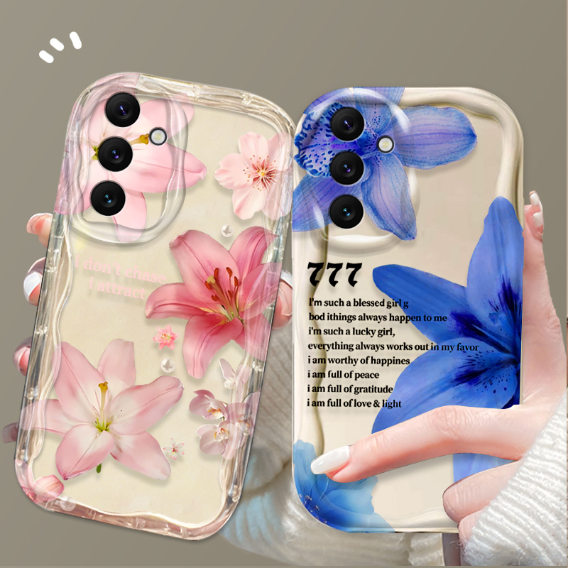 Beautiful Pink Lily Pattern Ph - Phone Cases For Samsung A14 のレビューと価格