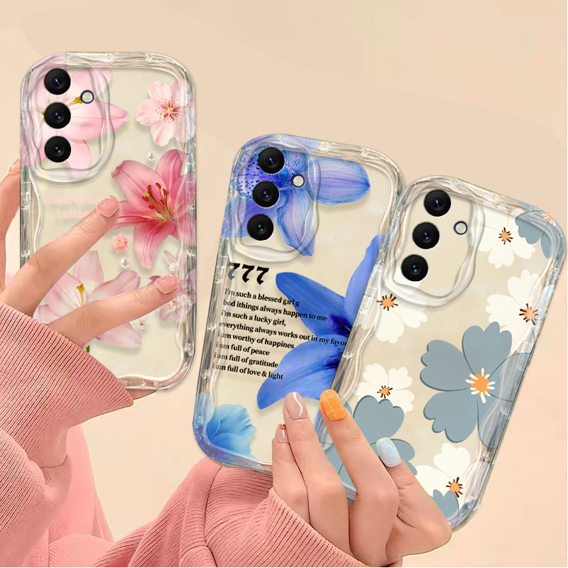 Beautiful Pink Lily Pattern Ph - Phone Cases For Samsung A14 のレビューと価格