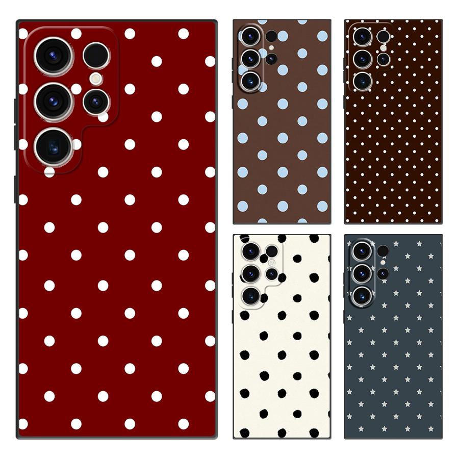 Retro Polka Dots Funda Phone C - Phone Cases Polka Dot のレビューと価格