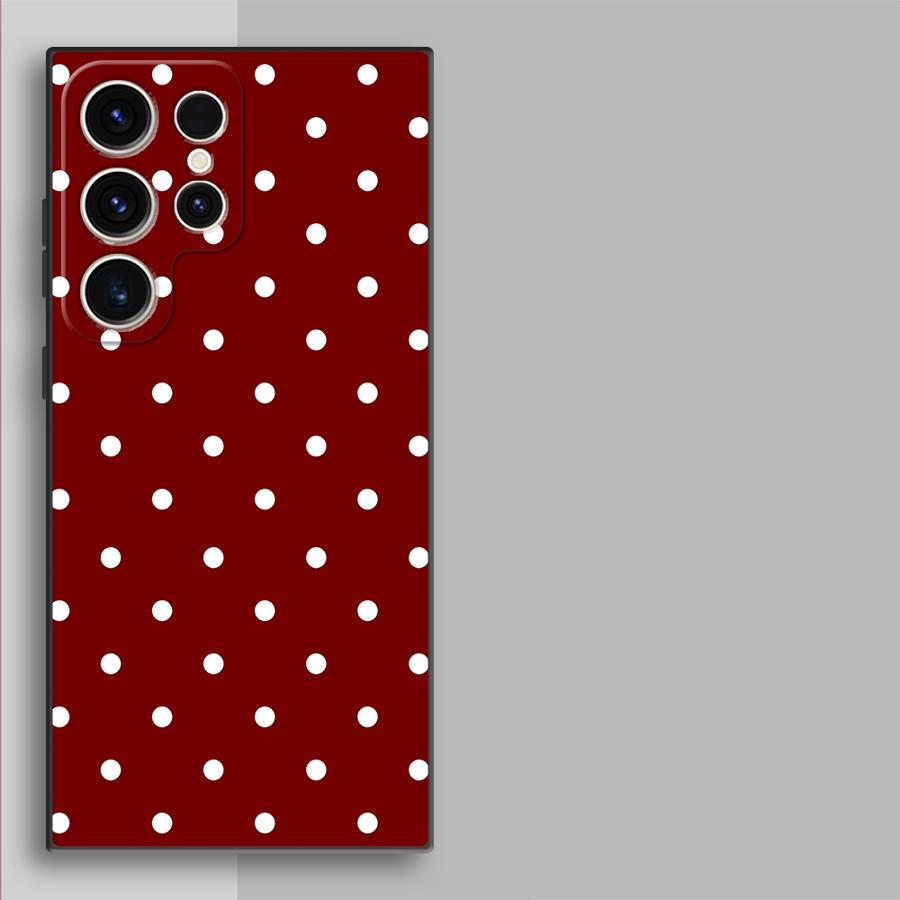 Retro Polka Dots Funda Phone C - Phone Cases Polka Dot のレビューと価格