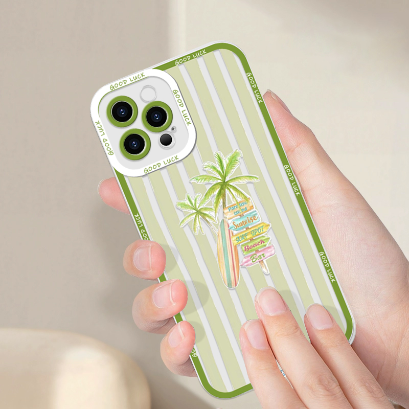 Summer Palm Coconut Tree Strip - Phone Cases For Samsung A14 のレビューと価格