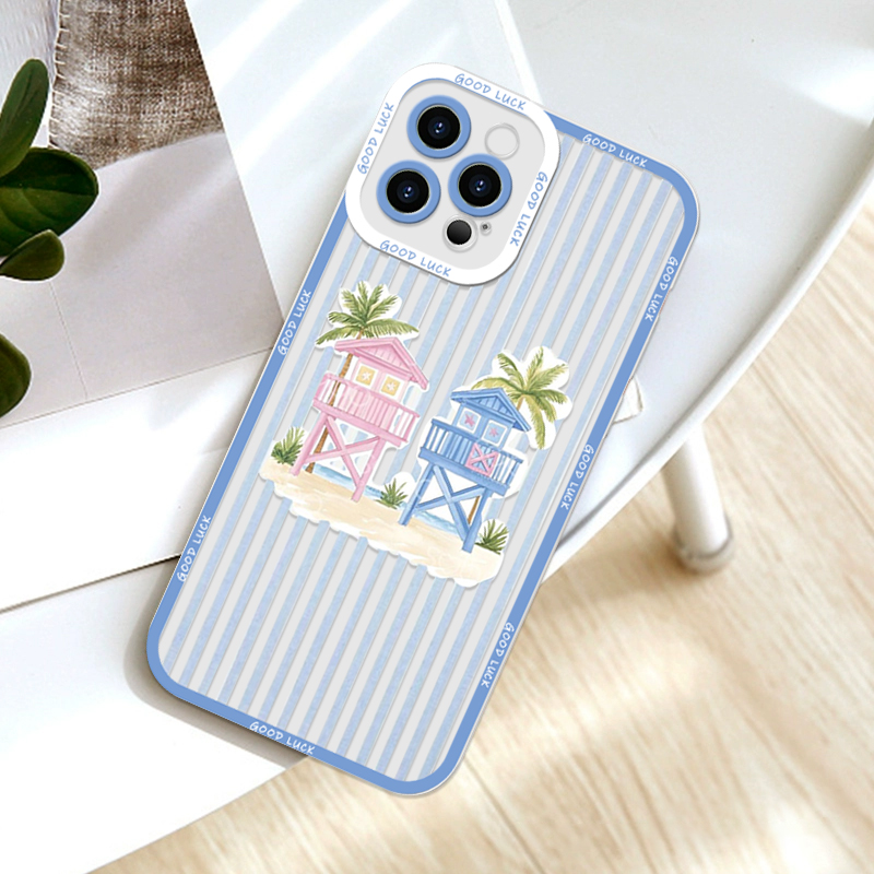 Summer Palm Coconut Tree Strip - Phone Cases For Samsung A14 のレビューと価格