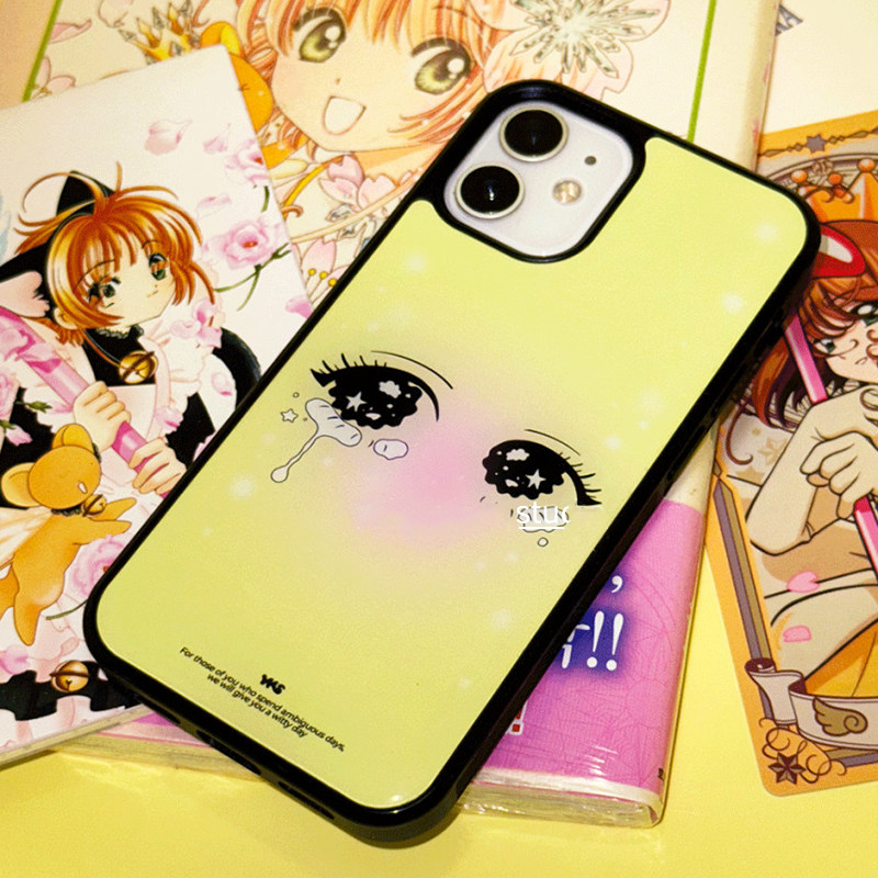 Korean Ins With Tearful Cartoo - Phone Cases Y2K のレビューと価格
