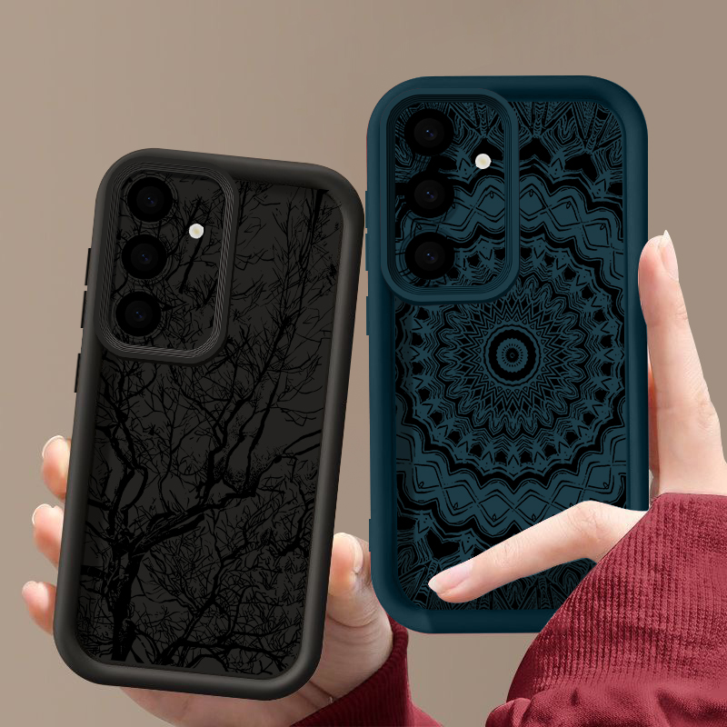 Retro Flower Totem Pattern Cas - Phone Cases For Samsung A14 のレビューと価格