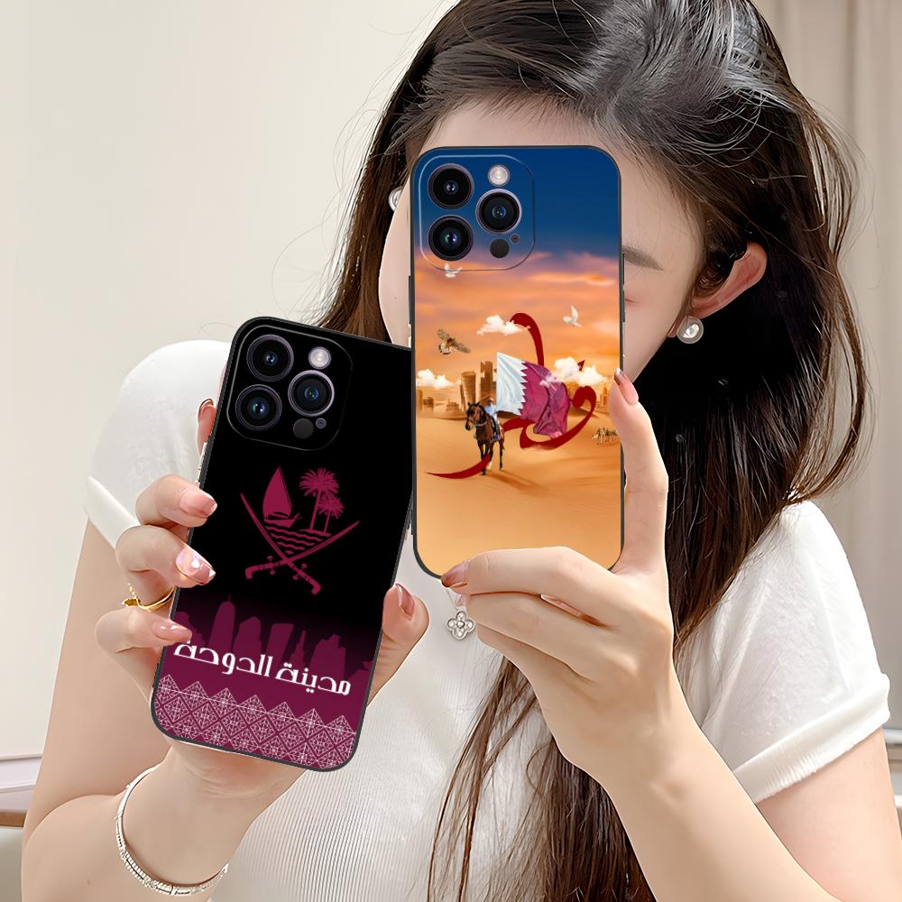 Qatar Flag Mobile Cell Phone C - Phone Cases Qatar のレビューと価格