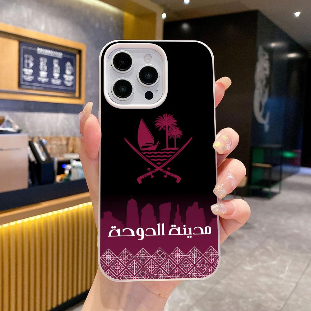 Qatar Flag Phone Case for iPho - Phone Cases Qatar のレビューと価格