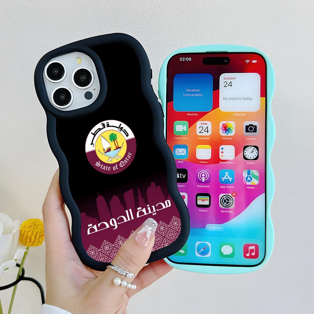 Qatar Flag Phone Case for iPho - Phone Cases Qatar のレビューと価格