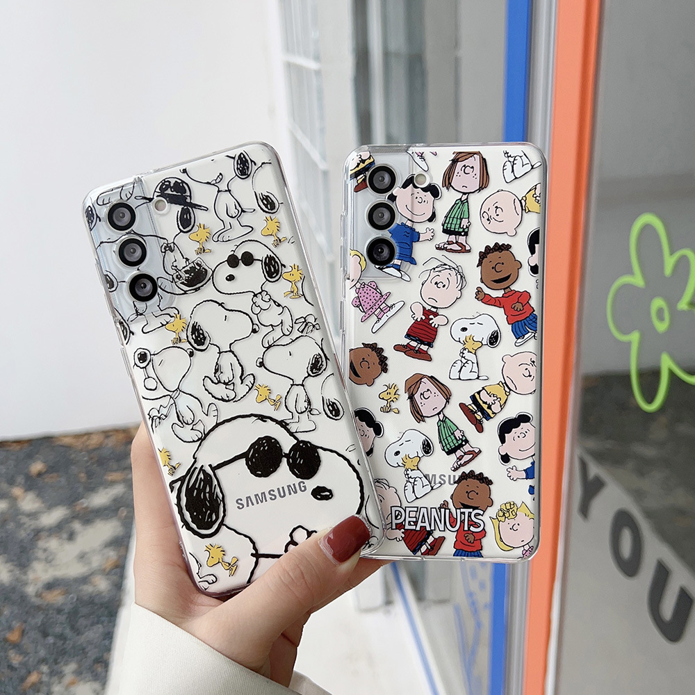 Cute Cartoon Peanut Snoopy Cha - Cute Anime Case のレビューと価格