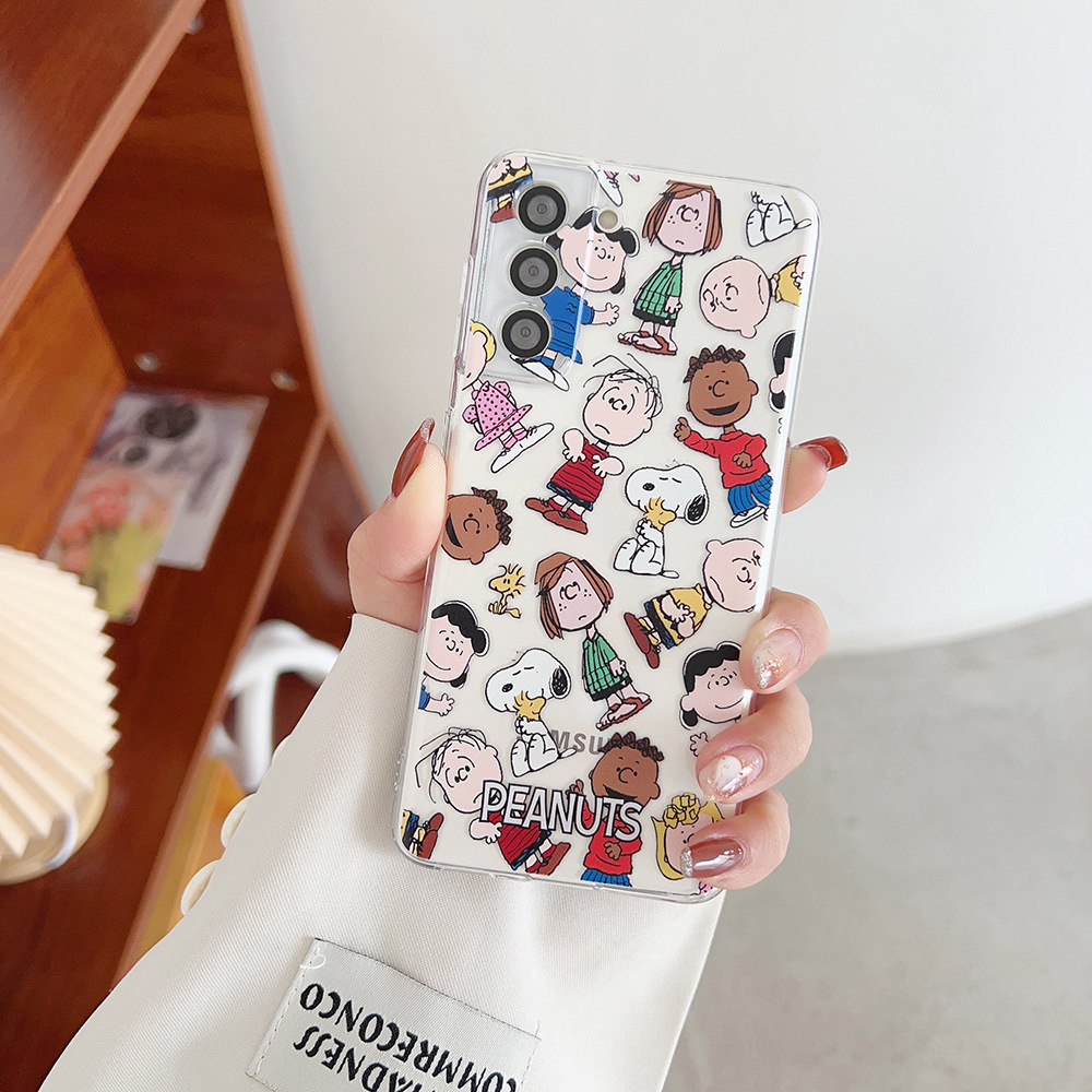 Cute Cartoon Peanut Snoopy Cha - Cute Anime Case のレビューと価格