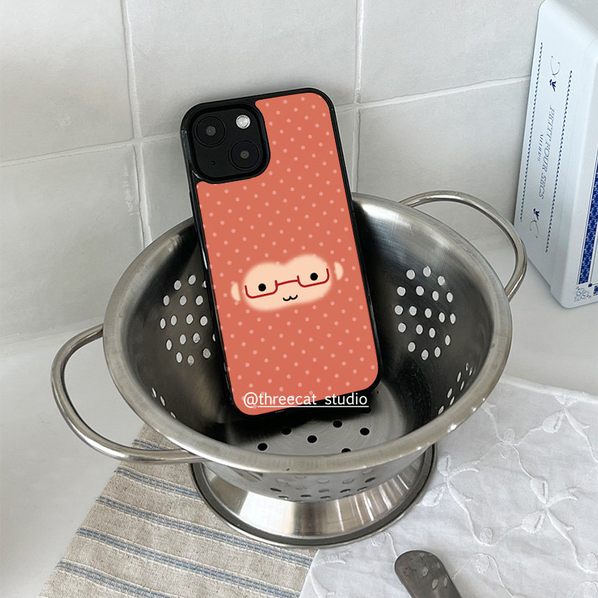 Korean Ins Cute Orange Polka D - Phone Cases Y2K のレビューと価格