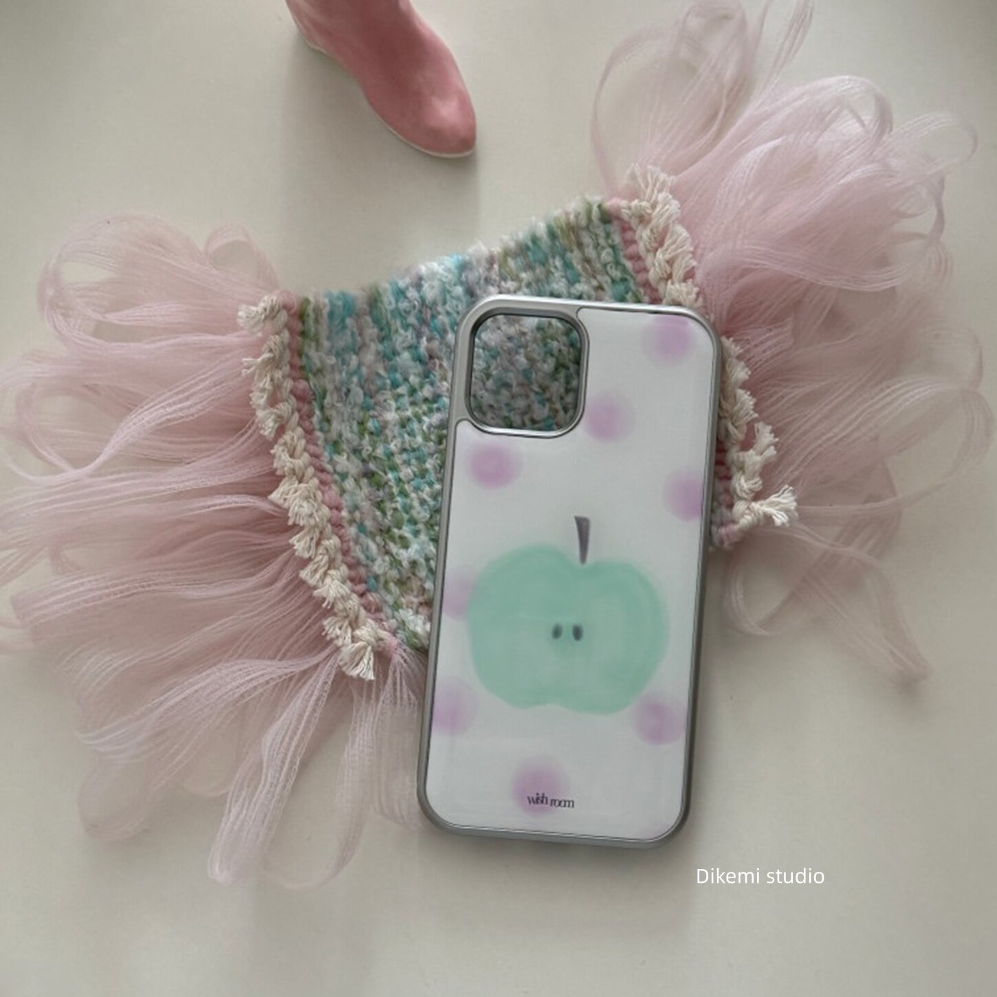 INS Korea Kawaii Cute Glasses  - Phone Cases Y2K のレビューと価格