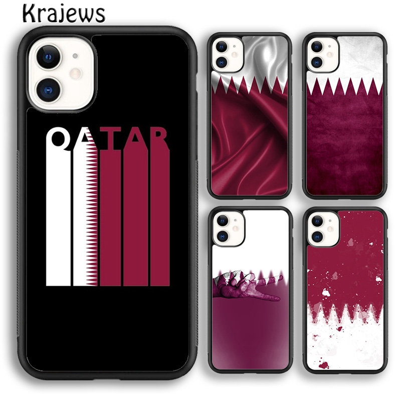 Krajews Qatar Flag National Ba - Phone Cases Qatar のレビューと価格