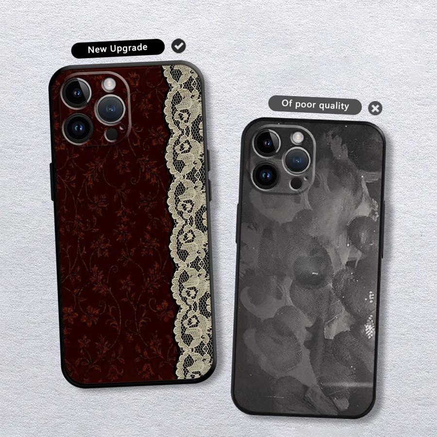Black And Red Sexy Lace Phone  - Phone Cases Mous のレビューと価格