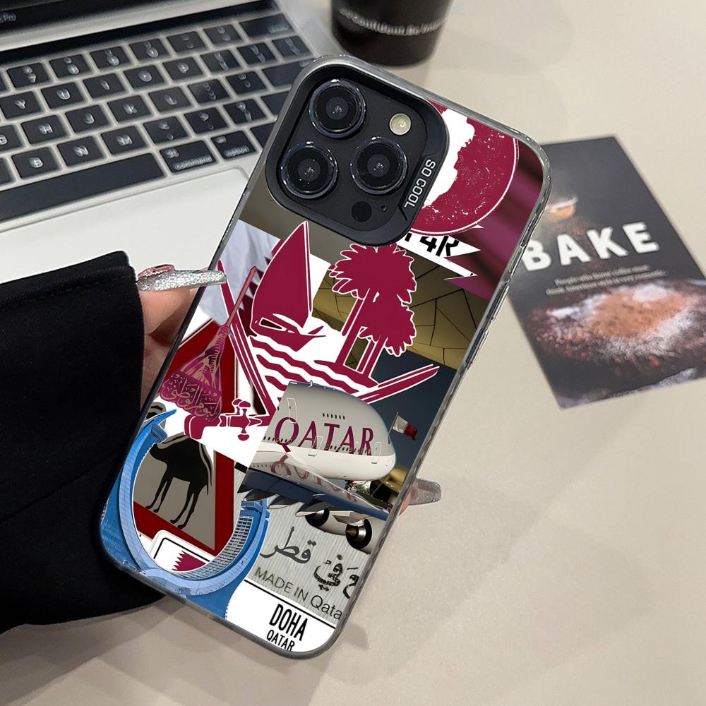Qatar Flag Phone Case for iPho - Phone Cases Qatar のレビューと価格