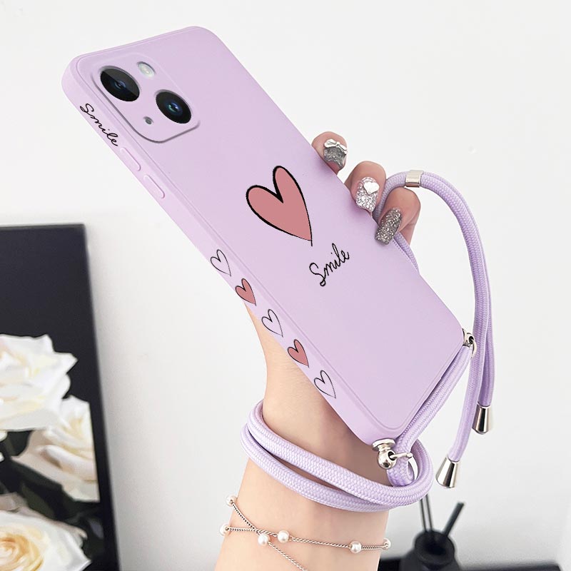 Big Red Heart Crossbody Lanyar - Phone Cases Mous のレビューと価格