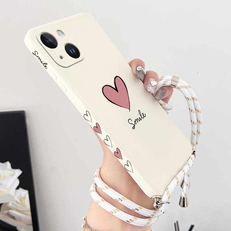 Big Red Heart Crossbody Lanyar - Phone Cases Mous のレビューと価格