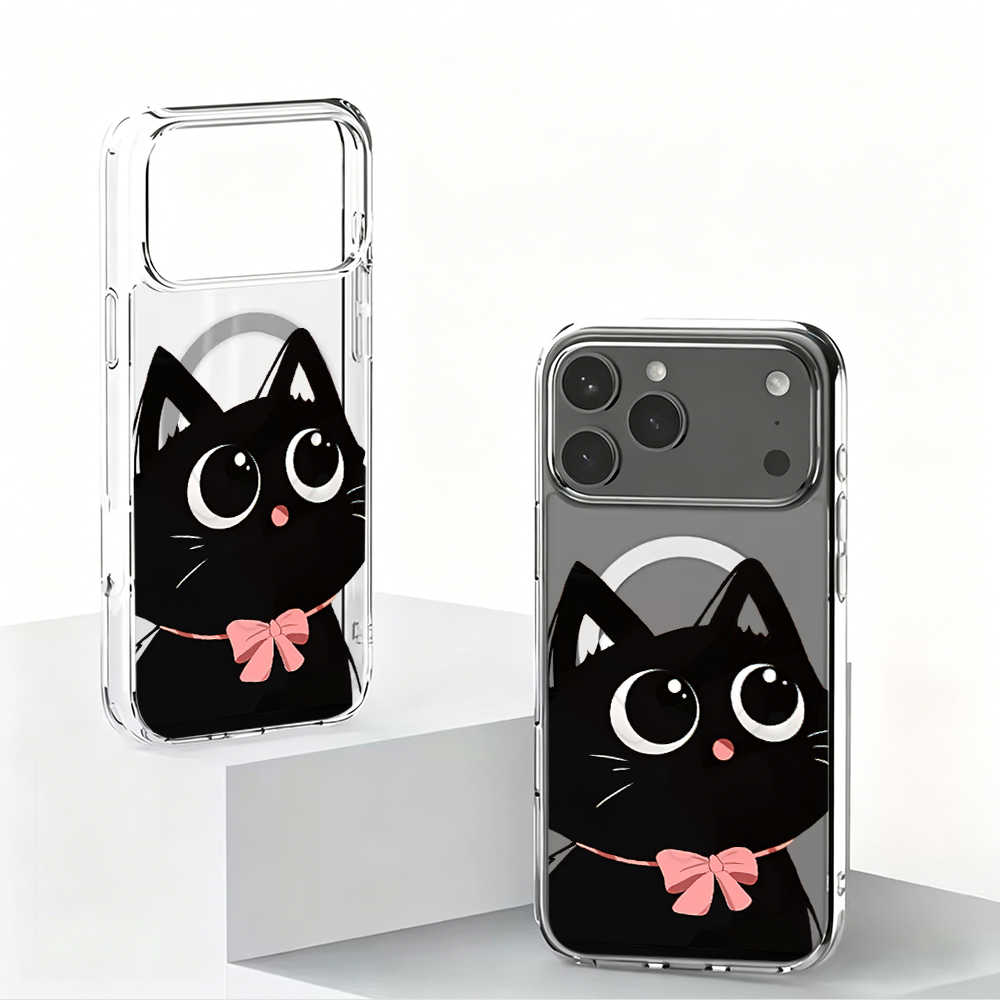 Cute Cartoon Cat Eyes Transpar - Cute Cartoon Case のレビューと価格