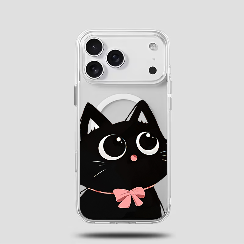 Cute Cartoon Cat Eyes Transpar - Cute Cartoon Case のレビューと価格