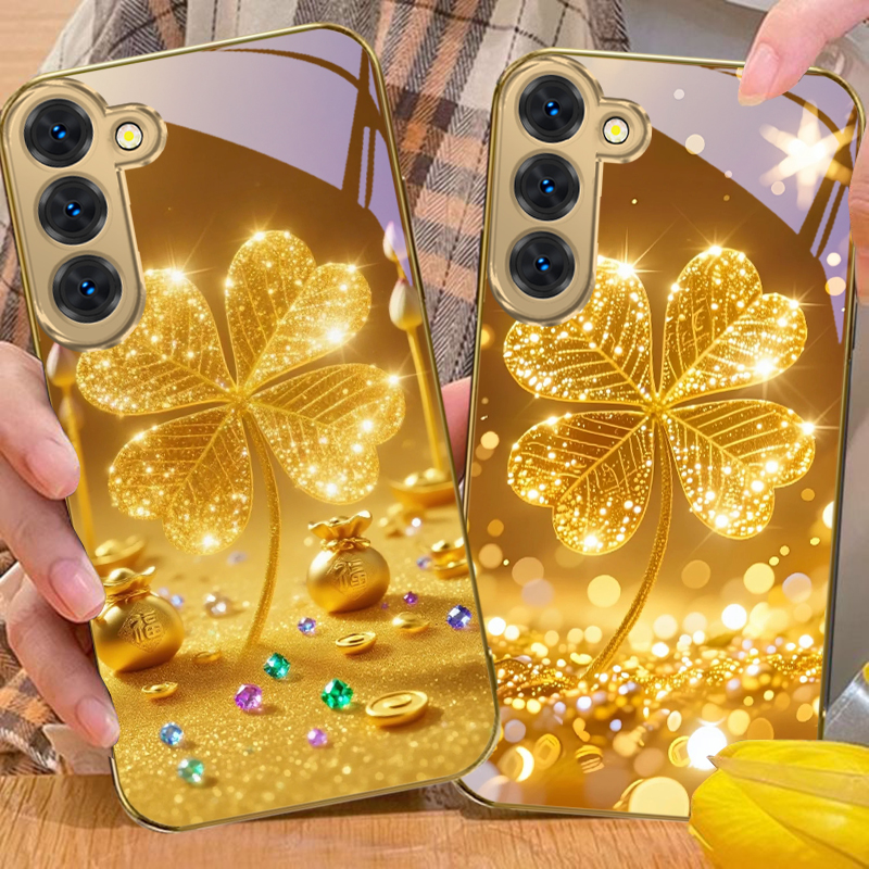 A huge golden clover For Samsu - Phone Cases Galaxy S25 のレビューと価格