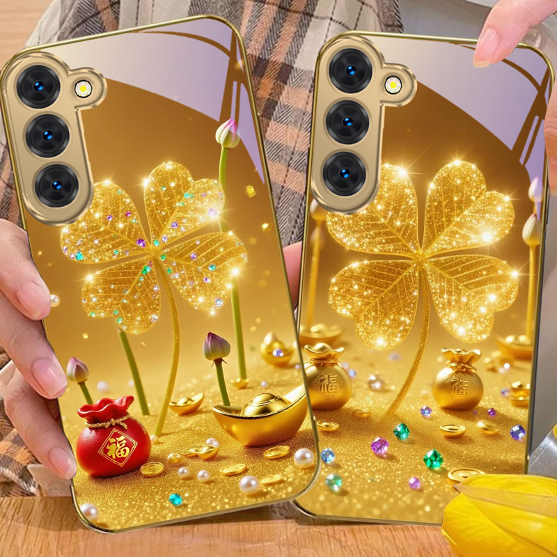 A huge golden clover For Samsu - Phone Cases Galaxy S25 のレビューと価格