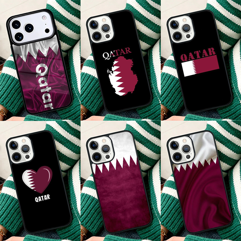 Qatar Flag National Banner CEL - Phone Cases Qatar のレビューと価格