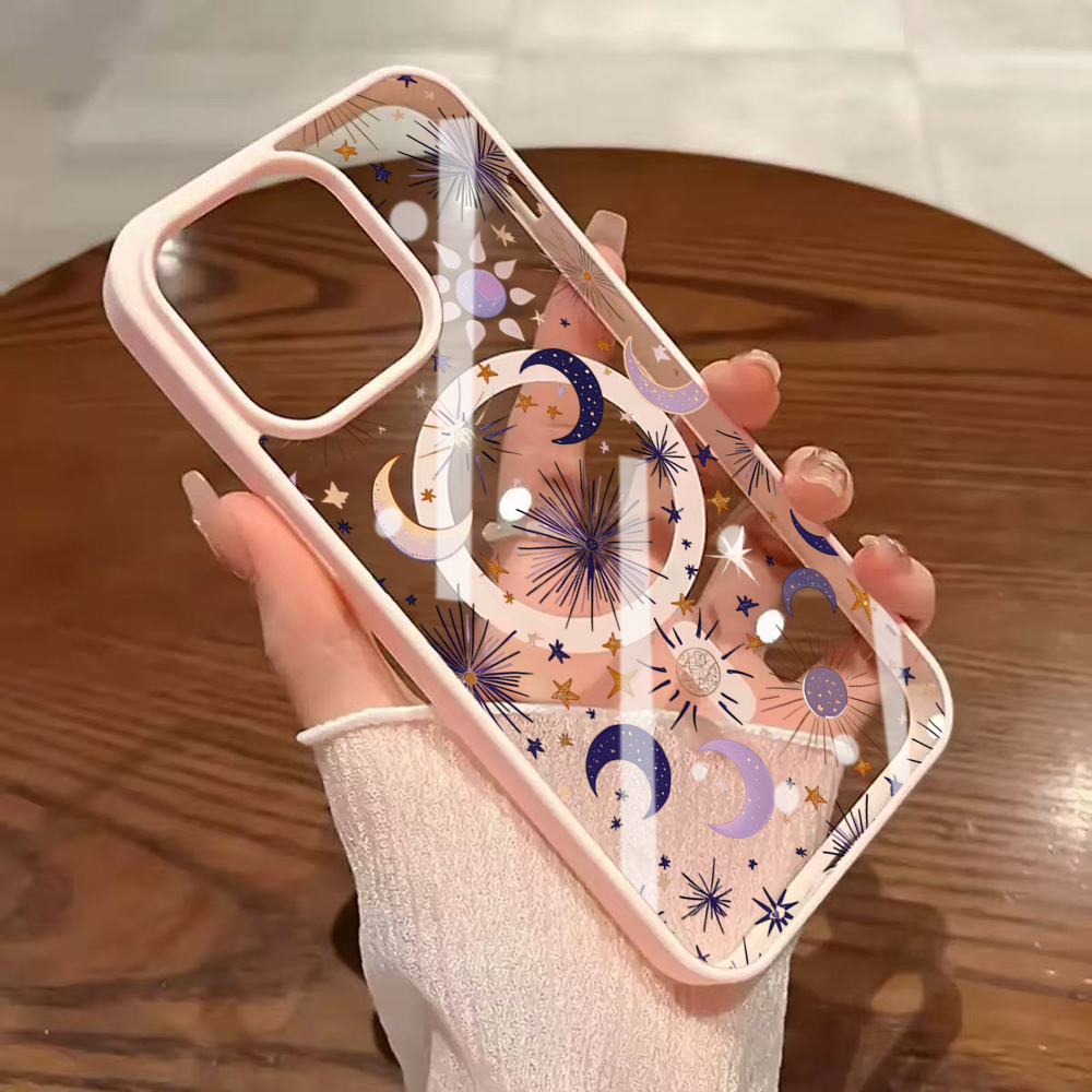Stars Moon Y2K Clear Case For  - Phone Cases Y2K のレビューと価格