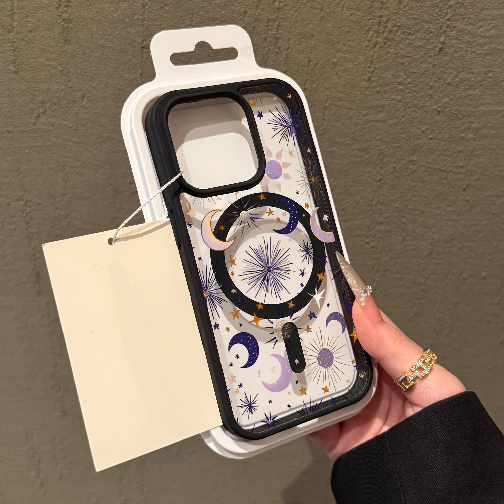 Stars Moon Y2K Clear Case For  - Phone Cases Y2K のレビューと価格