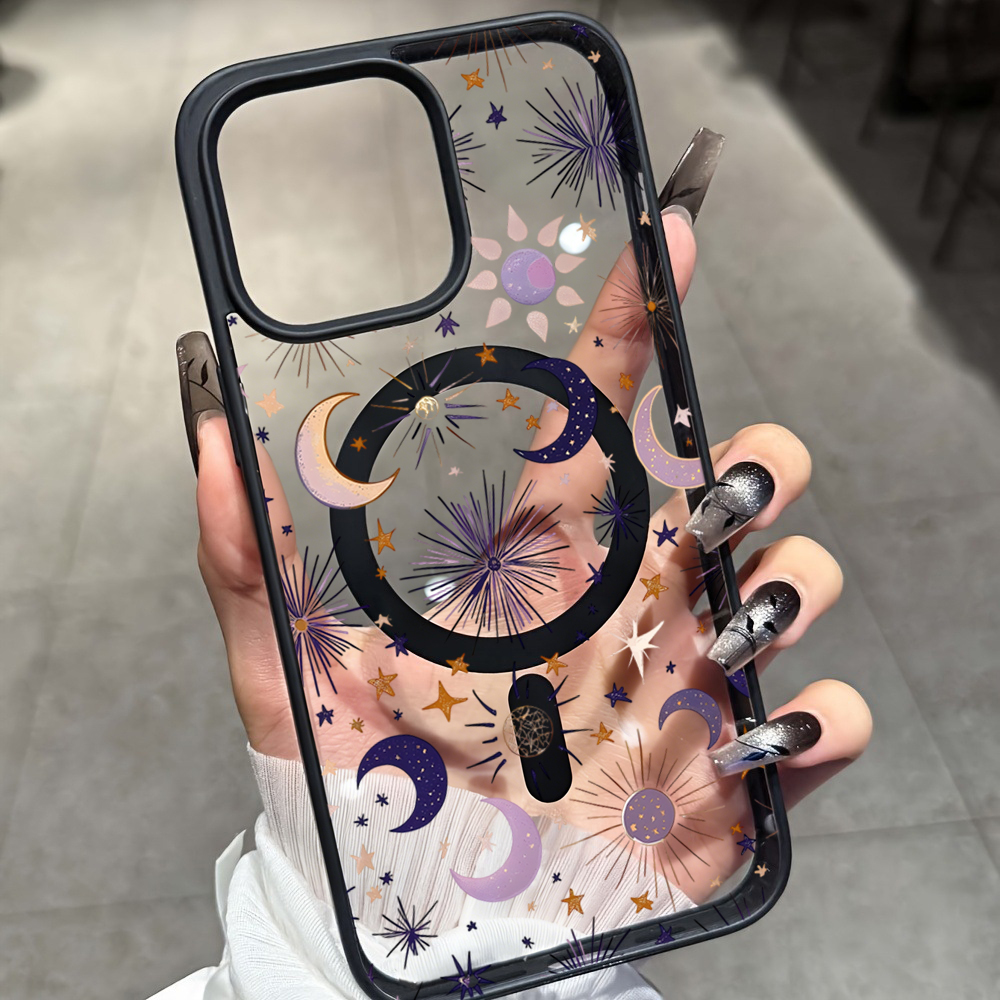 Stars Moon Y2K Clear Case For  - Phone Cases Y2K のレビューと価格