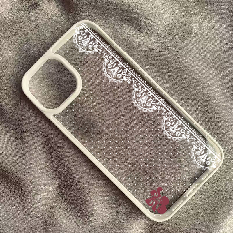 Cute Cherry Bow White Lace Pol - Phone Cases Polka Dot のレビューと価格