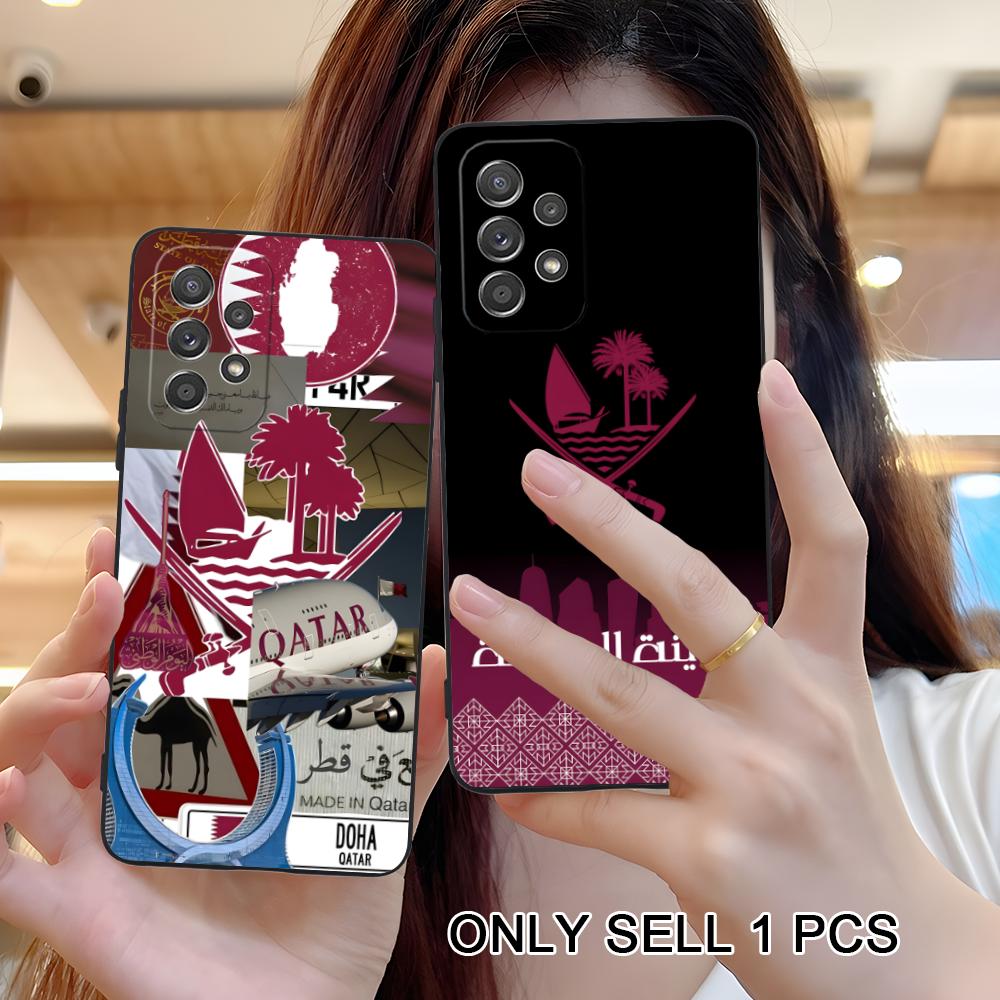 Qatar Flag Matte TPU Mobile Ph - Phone Cases Qatar のレビューと価格