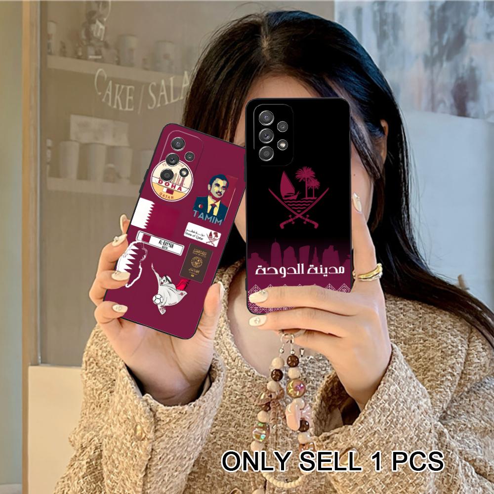 Qatar Flag Matte TPU Mobile Ph - Phone Cases Qatar のレビューと価格