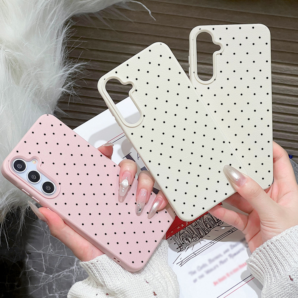 Ins Polka Dots Phone Case For  - Phone Cases Galaxy S23 のレビューと価格