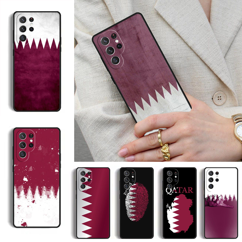 Qatar Flag National Banner Pho - Phone Cases Qatar のレビューと価格