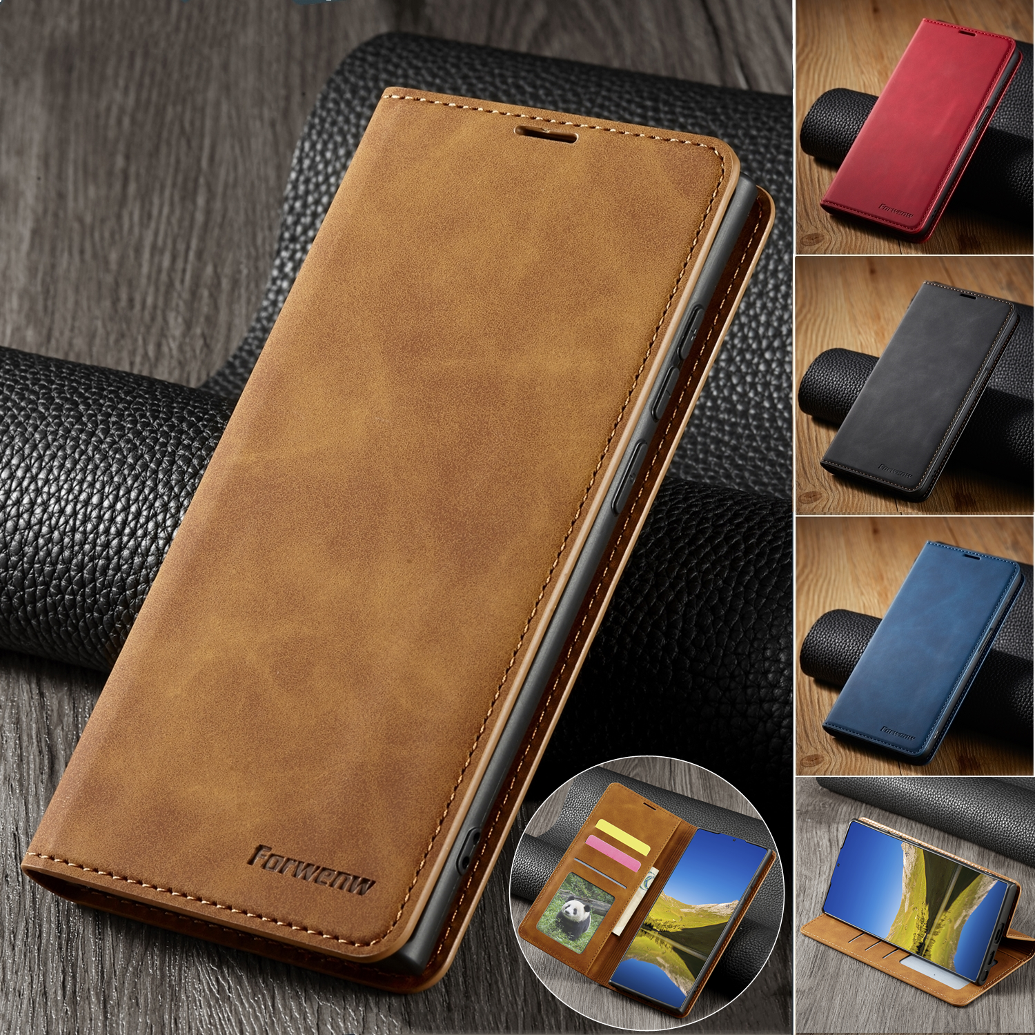 Leather Case For Samsung A17 A - Phone Cases Australia のレビューと価格