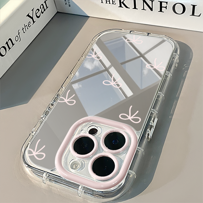 INS Korean Simple Blue Pink Bo - Phone Cases Y2K のレビューと価格