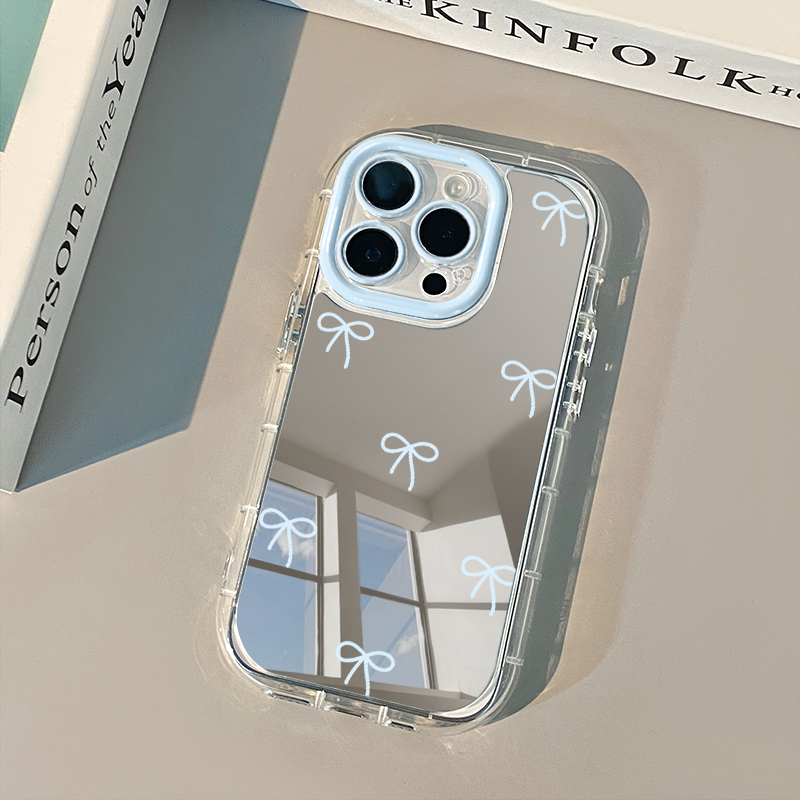INS Korean Simple Blue Pink Bo - Phone Cases Y2K のレビューと価格