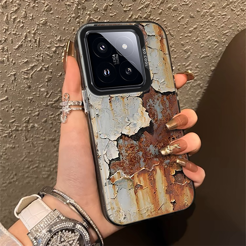 Cracked Paint Rust Texture Pho - Phone Cases Xiaomi 15 のレビューと価格