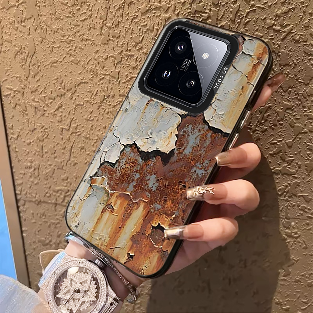 Cracked Paint Rust Texture Pho - Phone Cases Xiaomi 15 のレビューと価格