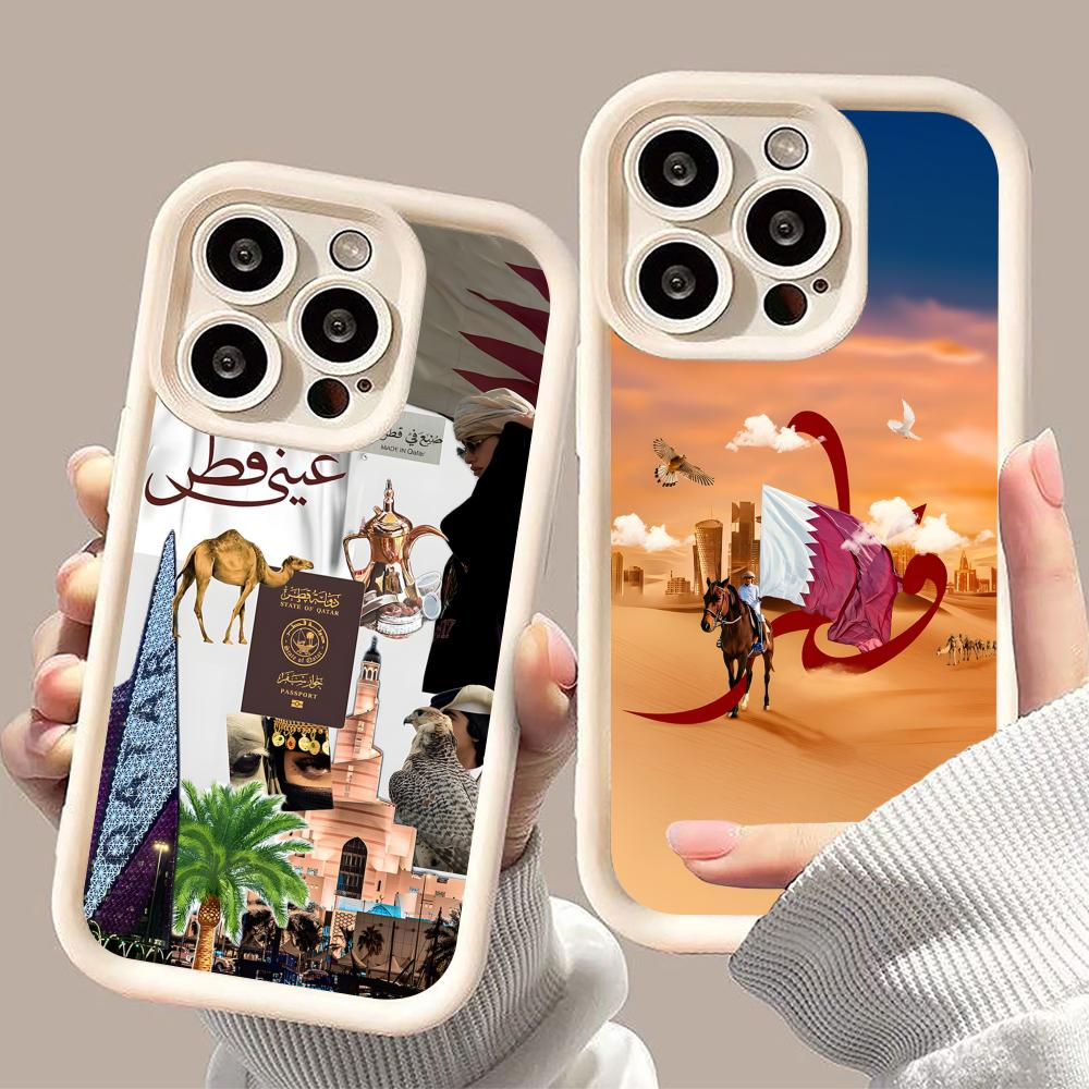 Qatar Flag Phone Case for iPho - Phone Cases Qatar のレビューと価格