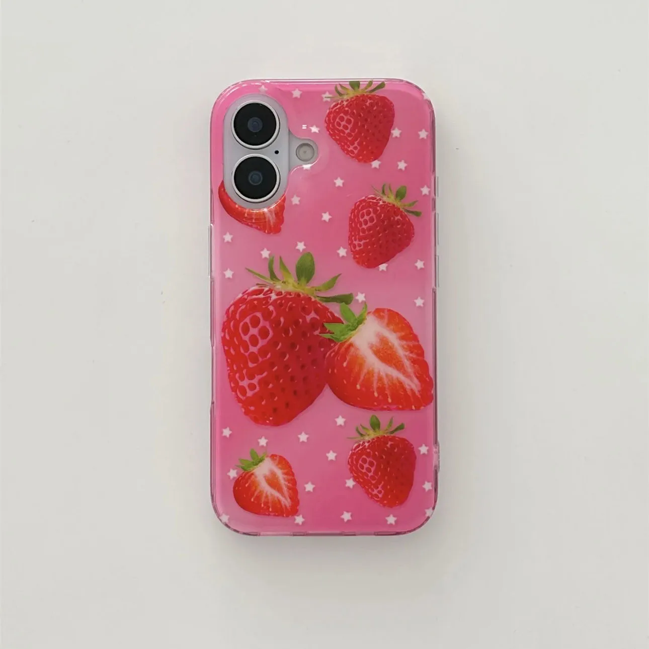 Full Screen Fruits Stars Straw - Phone Cases Y2K のレビューと価格
