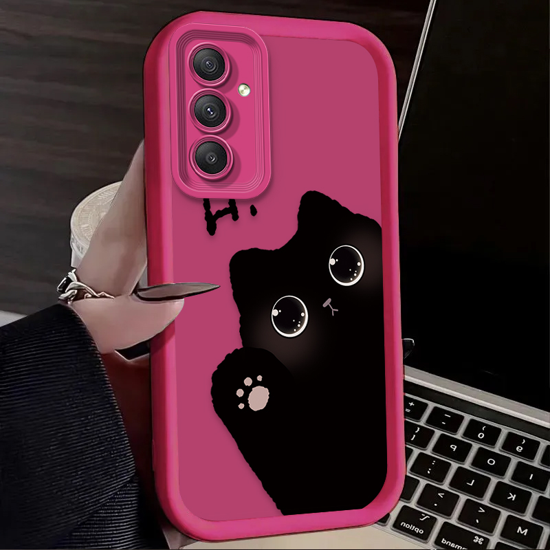 Lovely Big Eyed Cat Phone Case - Phone Cases For Samsung A14 のレビューと価格