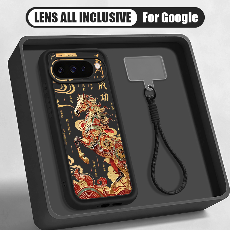 Cute Foal Print Wrist Strap La - Phone Cases Pixel 10 のレビューと価格