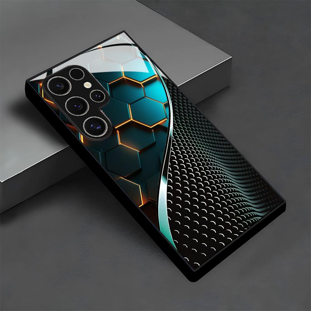 Creative Honeycomb Wood Patter - Phone Cases Galaxy S23 のレビューと価格