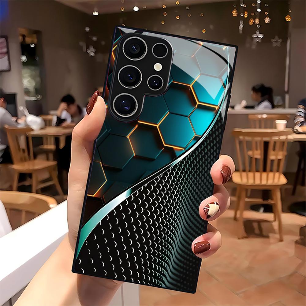Creative Honeycomb Wood Patter - Phone Cases Galaxy S23 のレビューと価格