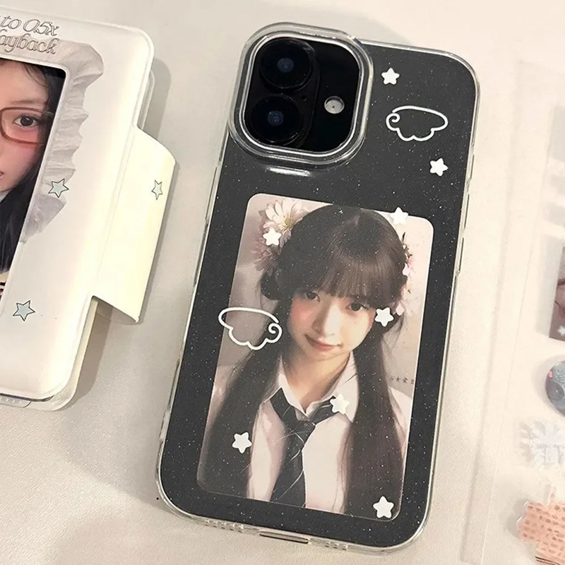 Korean INS Cute White Star Win - Phone Cases Y2K のレビューと価格