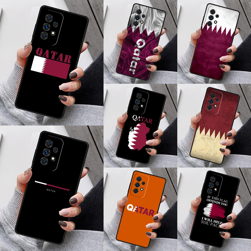 Qatar Flag National Banner Pho - Phone Cases Qatar のレビューと価格