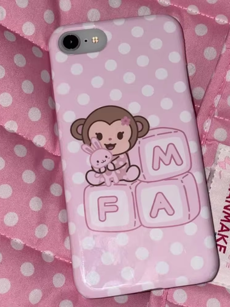 Korean Cartoon Sweet Pink Cute - Cute Anime Case のレビューと価格